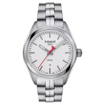 TISSOT T-Classic PR 100 dámske hodinky 33 mm oceľ strieborný ciferník