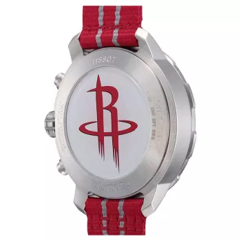 TISSOT T-Sport Chrono XL Classic pánske hodinky 42mm strieborný ciferník modrý textilný remienok Swiss Quartz chronograf T09541717037