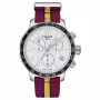 TISSOT T-Sport Quickster pánske chronograf hodinky 42mm čierny ciferník remienok NATO T0954171707