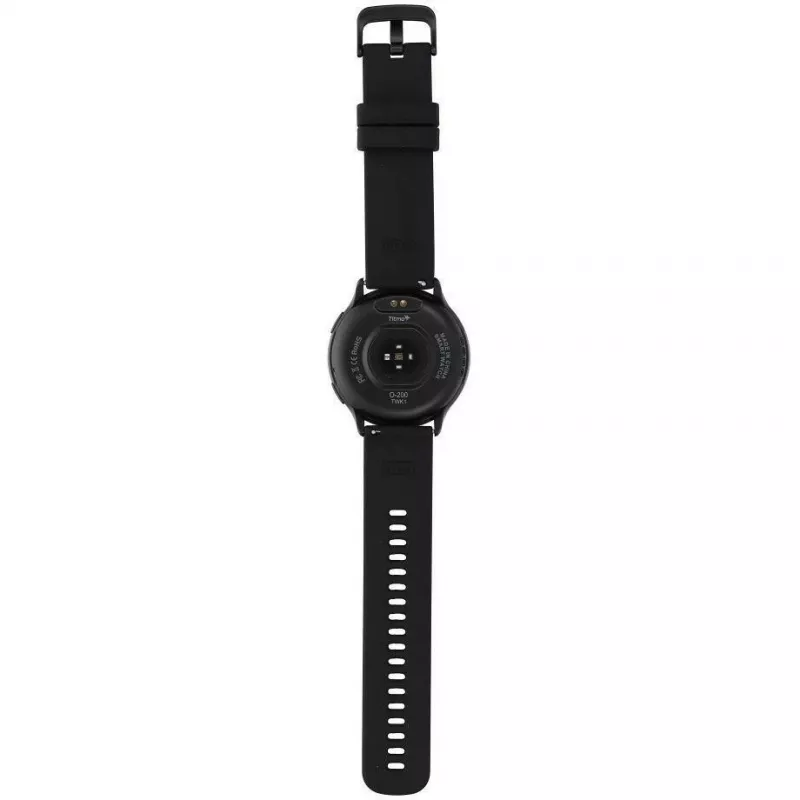 TITMO O-200 inteligentné hodinky s AMOLED, GPS, kompasom, Bluetooth, meračom tepu, IP68, 400 mAh, čierne