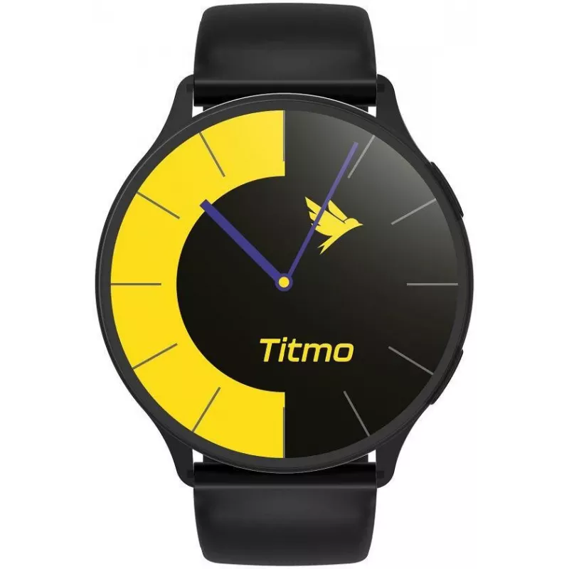 TITMO O-200 inteligentné hodinky s AMOLED, GPS, kompasom, Bluetooth, meračom tepu, IP68, 400 mAh, čierne