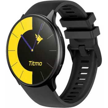 TITMO O-200 smartwatch s 1,32 palcovým AMOLED, GPS, Bluetooth 5.0, meranie tepovej frekvencie, IP68 - čierne