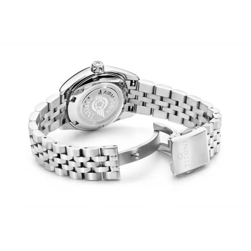 TITONI dámske automatické hodinky 23909S-354 27 mm nerezová oceľ strieborný ciferník