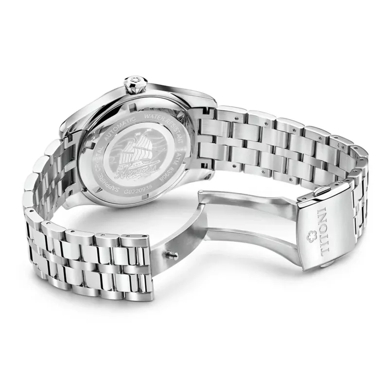 TITONI pánske automatické hodinky 83908S-690 40mm nerezová oceľ
