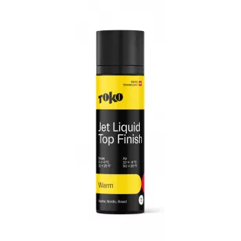 Toko Jet Liquid Warm 70 ml tekutý vosk na lyže s vysokým obsahom fluorokarbónu