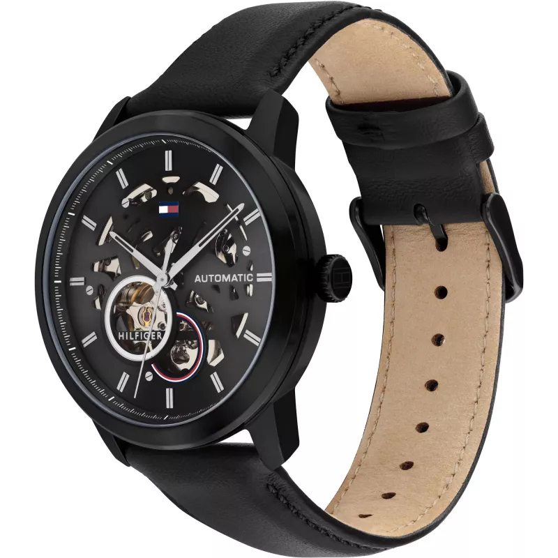 Tommy Hilfiger Damon pánske quartz hodinky 1710659 43mm modrý ciferník ušľachtilá oceľ