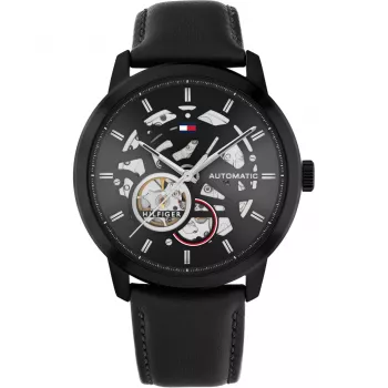 Tommy Hilfiger Damon pánske quartz hodinky 1710659 43mm modrý ciferník ušľachtilá oceľ