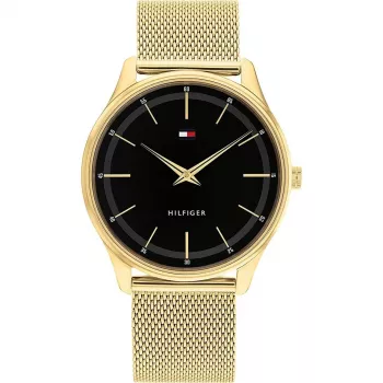 Tommy Hilfiger pánske 1710469 analógové quartz hodinky 40 mm modrý ciferník hnedý kožený remienok