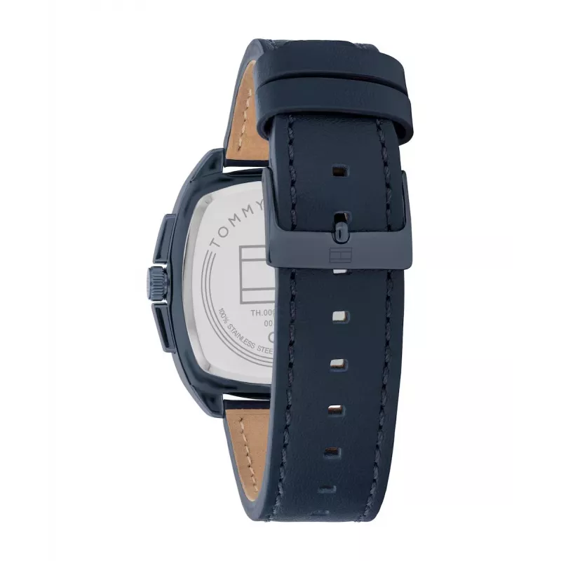 Tommy Hilfiger pánske 1710558 analógové quartzové hodinky 40 mm modrý ciferník hnedá koža