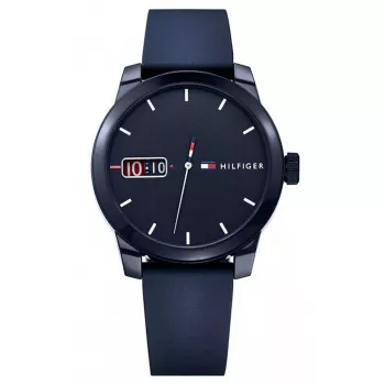 Tommy Hilfiger pánske 1791381 analógové quartzové hodinky 42mm modrý ciferník hnedá koža