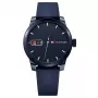 Tommy Hilfiger pánske 1791381 analógové quartzové hodinky 42mm modrý ciferník hnedá koža