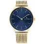 Tommy Hilfiger pánske 1791877 analógové quartz hodinky 43mm ušľachtilá oceľ modrý ciferník