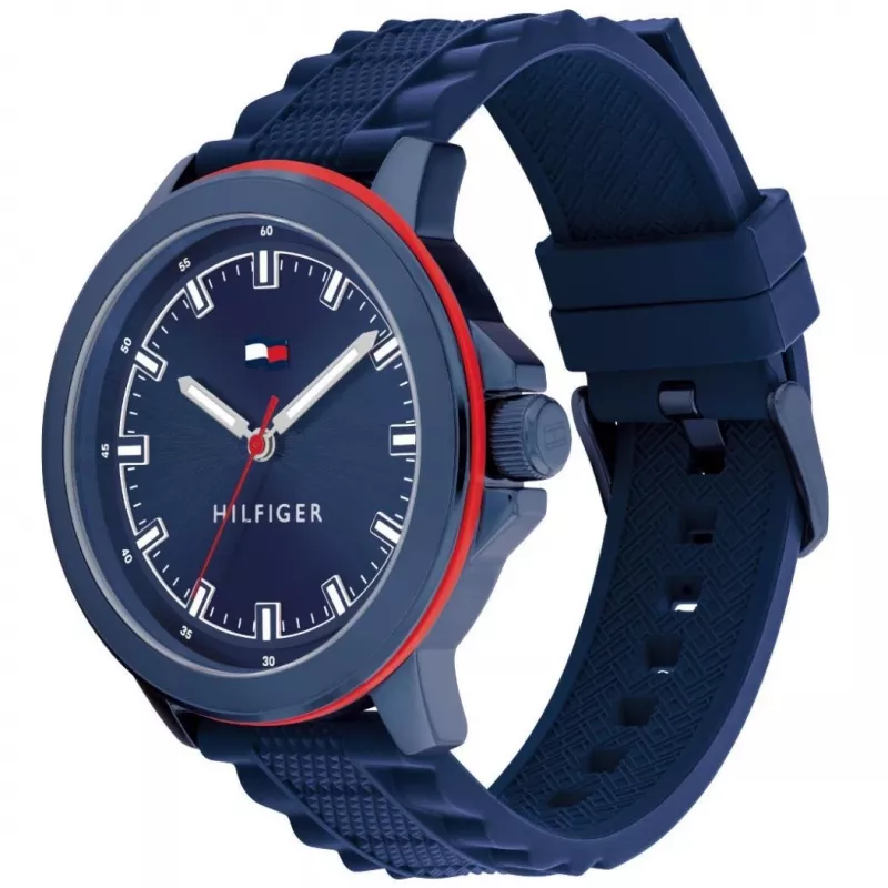 Tommy Hilfiger pánske 1792022 analógové quartzové hodinky 48mm oceľ modrý ciferník
