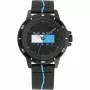 Tommy Hilfiger pánske analógové quartz hodinky 1791999 45 mm modrý ciferník hnedá koža