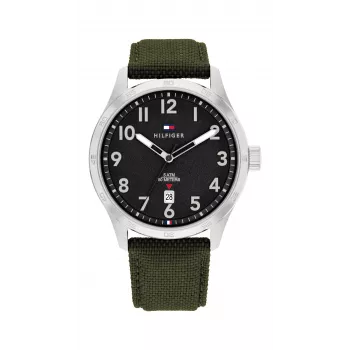 Tommy Hilfiger pánske Damon quartz analógové hodinky 1710593 43mm modrý ciferník oceľové