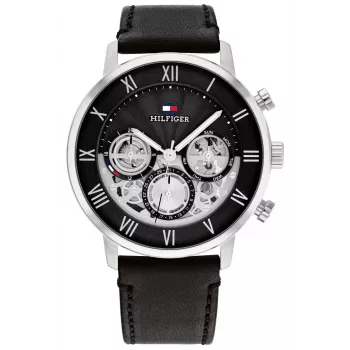 Tommy Hilfiger pánske Damon quartzové nerezové hodinky 40 mm modrý ciferník 1710565