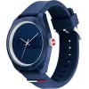 Tommy Hilfiger pánske Damon quartz hodinky 1791927 45mm, modrý ciferník, nerezový mesh remienok