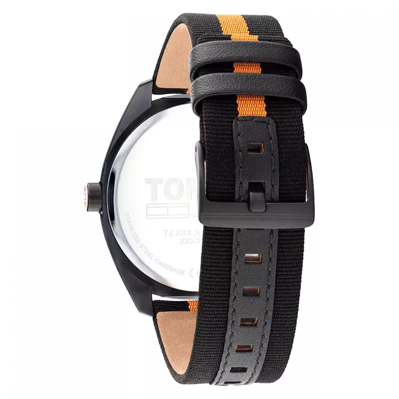 Tommy Hilfiger pánske Damon quartz hodinky 1792042 45 mm oceľ modrý ciferník