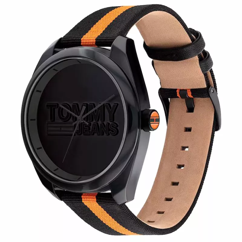 Tommy Hilfiger pánske Damon quartz hodinky 1792042 45 mm oceľ modrý ciferník