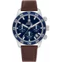 Tommy Hilfiger pánske hodinky Damon Quartz 1792163 41 mm nerezová oceľ modrý ciferník