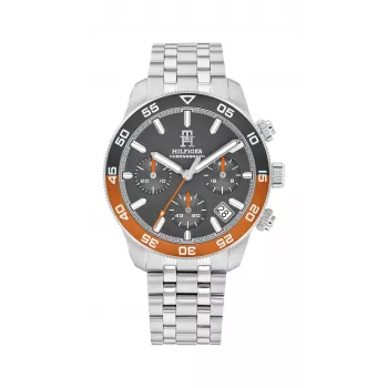 Tommy Hilfiger pánske hodinky Damon quartz 1792186 41mm oceľ modrý ciferník