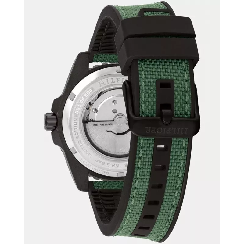 Tommy Hilfiger pánske hodinky Daniel Quartz 1792161 42 mm modrý ciferník hnedá koža