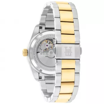 Tommy Hilfiger pánske hodinky Deacon quartz 40 mm modrý ciferník nerezový oceľový mesh