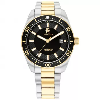 Tommy Hilfiger pánske hodinky Deacon quartz 40 mm modrý ciferník nerezový oceľový mesh