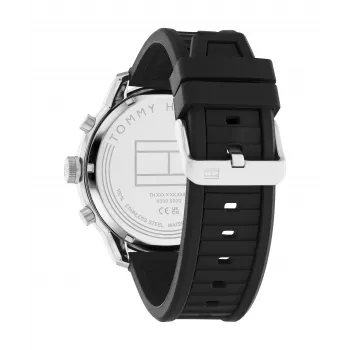Tommy Hilfiger pánske hodinky Decker quartz analógové 1792074 44mm oceľ modrý ciferník