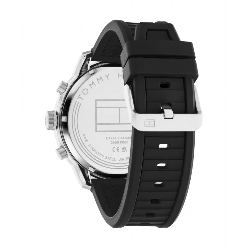 Tommy Hilfiger pánske hodinky Decker quartz analógové 1792074 44mm oceľ modrý ciferník