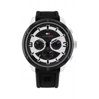 Tommy Hilfiger pánske hodinky Decker quartz analógové 1792074 44mm oceľ modrý ciferník
