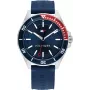 Tommy Hilfiger pánske Decker quartz hodinky 1792009 43 mm modrý ciferník nerezová oceľ