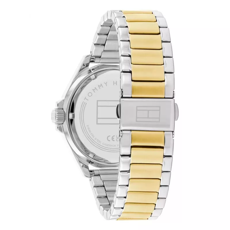 Tommy Hilfiger pánske Decker quartz hodinky 1792013 43mm modrý ciferník hnedá koža