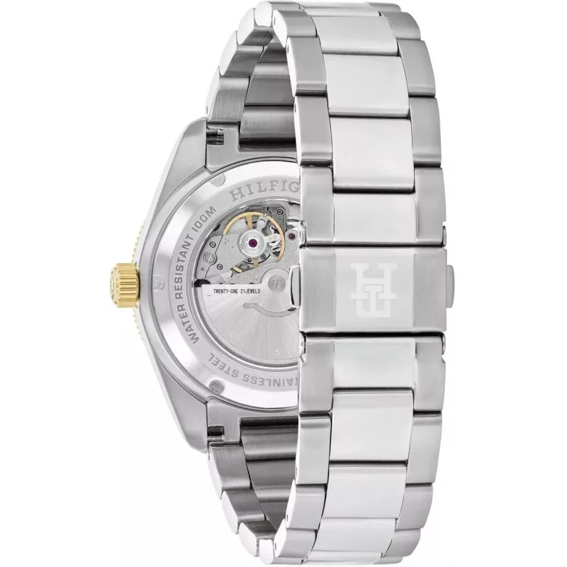 Tommy Hilfiger Pánske Decker quartzové hodinky 1792155 40mm Modrý ciferník Nerezová oceľ