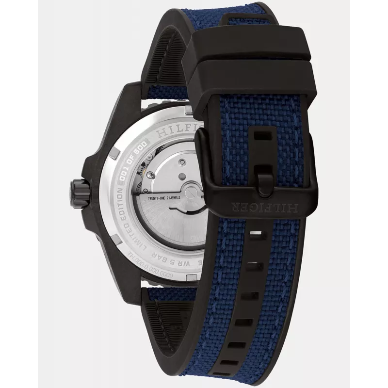 Tommy Hilfiger pánske Decker quartz hodinky 1792160 42mm nerez oceľ modrý ciferník