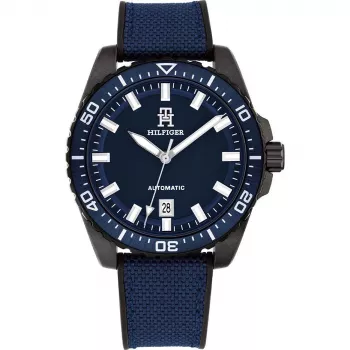 Tommy Hilfiger pánske Decker quartz hodinky 1792160 42mm nerez oceľ modrý ciferník
