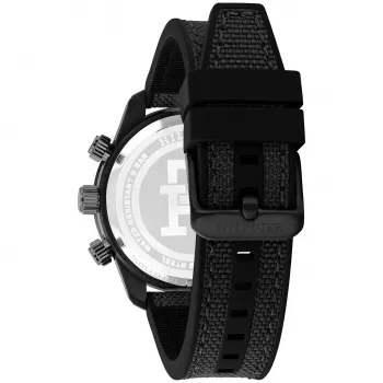 Tommy Hilfiger pánske hodinky Decker quartz 1792182 41 mm modrý ciferník hnedá koža