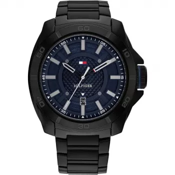 Tommy Hilfiger pánske quartzové analógové hodinky 1792139 49 mm modré silikónové