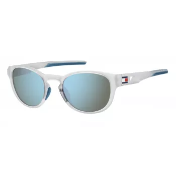 Tommy Hilfiger pánske TH-1912-S-2M4 obdĺžnikové slnečné okuliare - čierny rám smoke grey šošovka 54 mm