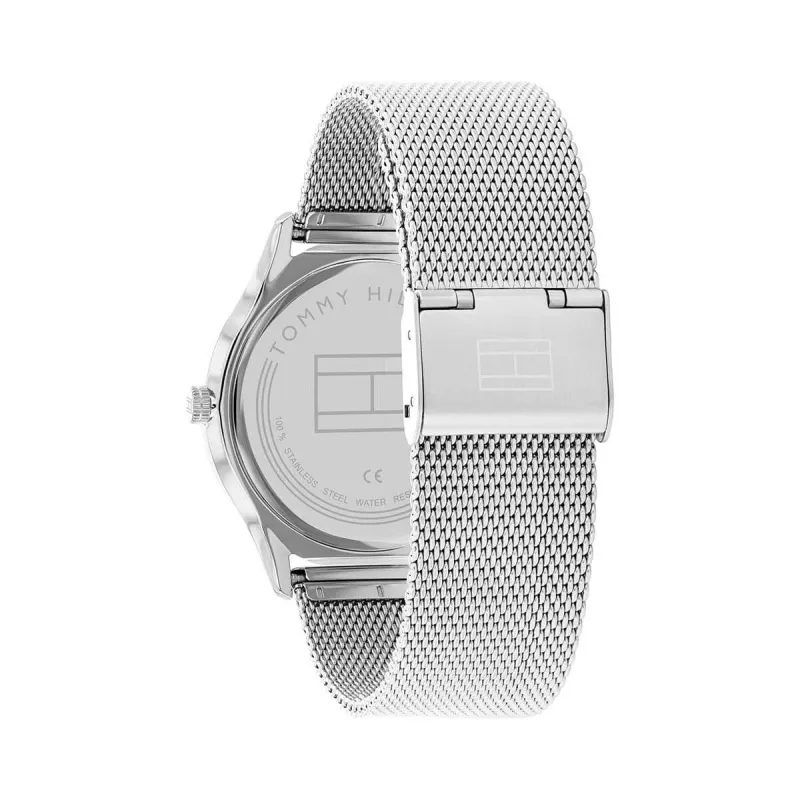TOMMY HILFIGER pánske TH Sport quartz hodinky 40 mm modrý ciferník hnedý kožený remienok 1710468