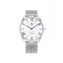 TOMMY HILFIGER pánske hodinky 1710512 43 mm modrý ciferník hnedý kožený remienok