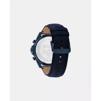 TOMMY HILFIGER pánske hodinky 1710655 48 mm nerezová oceľ modrý ciferník