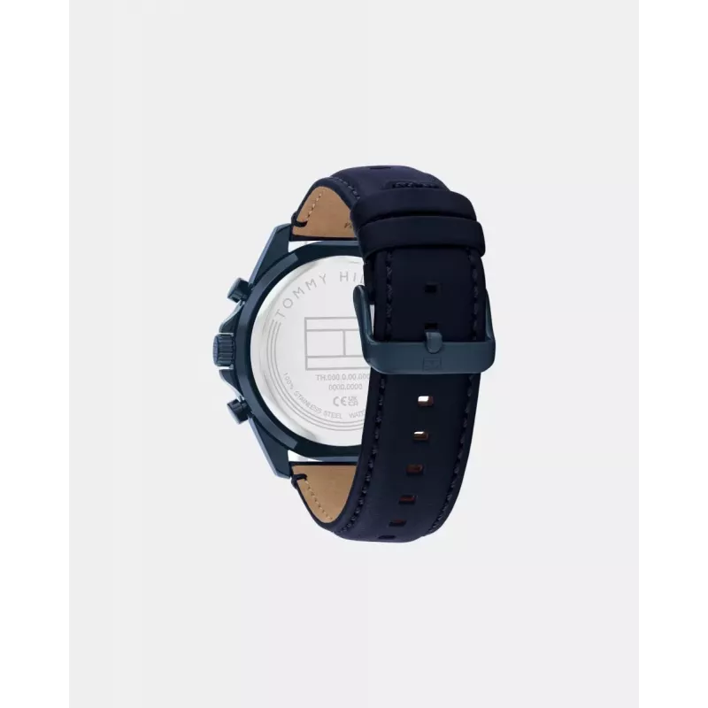 TOMMY HILFIGER pánske hodinky 1710655 48 mm nerezová oceľ modrý ciferník
