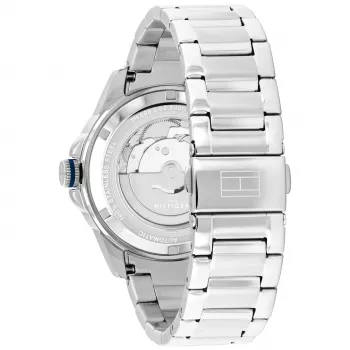 Tommy Hilfiger pánske hodinky 1710695 42mm modrý ciferník nerezové mesh