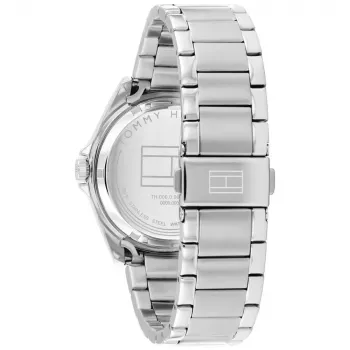 Tommy Hilfiger pánske hodinky 1710718 39 mm modrý ciferník hnedý kožený remienok