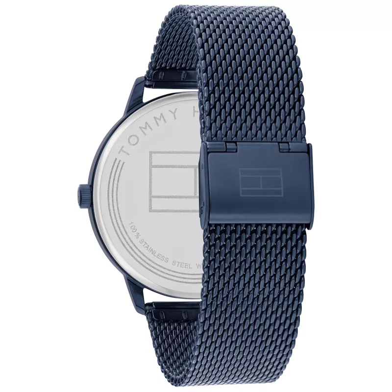Tommy Hilfiger pánske hodinky 1791841 43mm nerezová oceľ modrý ciferník