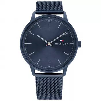 Tommy Hilfiger pánske hodinky 1791841 43mm nerezová oceľ modrý ciferník
