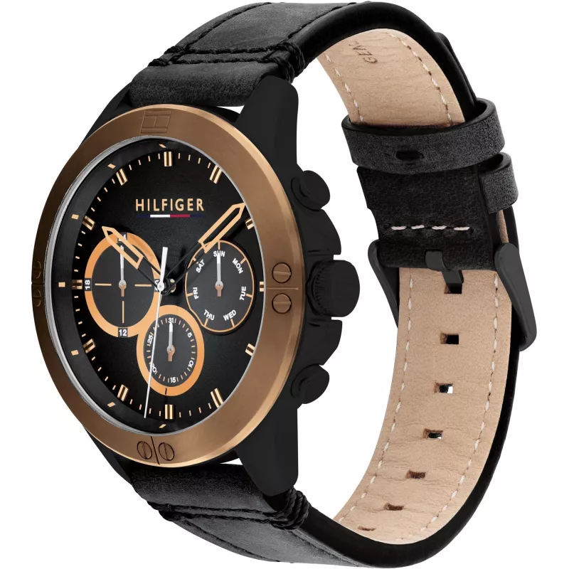 Tommy Hilfiger pánske hodinky 1791893 46mm oceľ modrý ciferník
