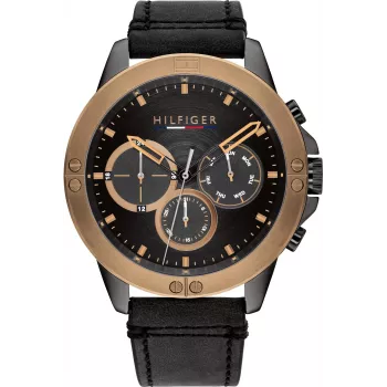 Tommy Hilfiger pánske hodinky 1791893 46mm oceľ modrý ciferník