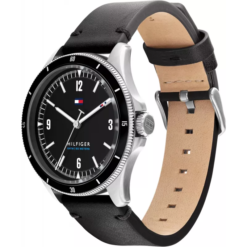 Tommy Hilfiger pánske hodinky 1791904 44 mm nerezová oceľ modrý ciferník